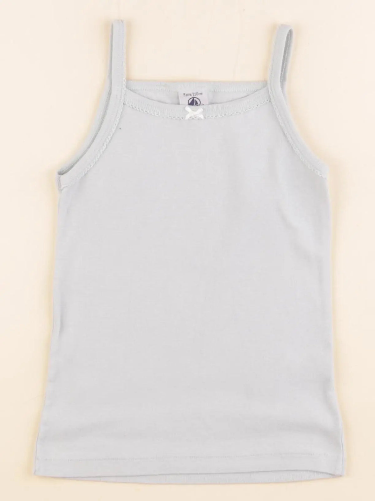 Petit Bateau - maillot de corps vert - 5 ans