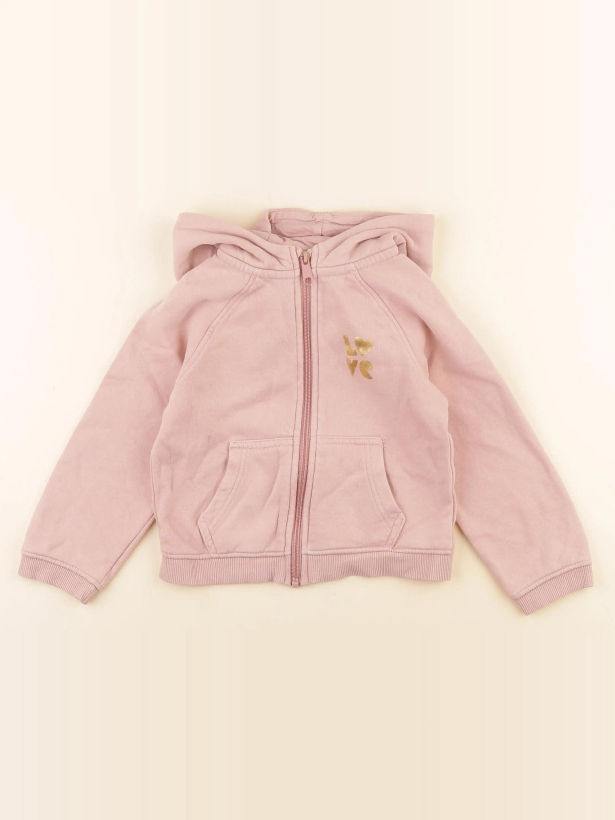 Vertbaudet - sweat rose - 5 ans