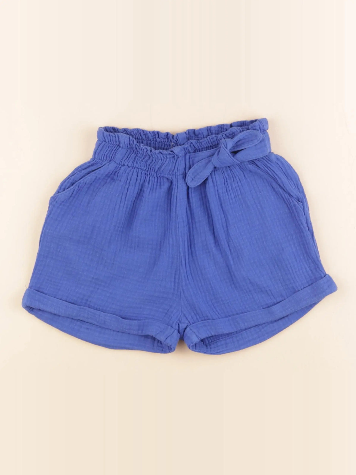 Vertbaudet - short bleu - 8 ans