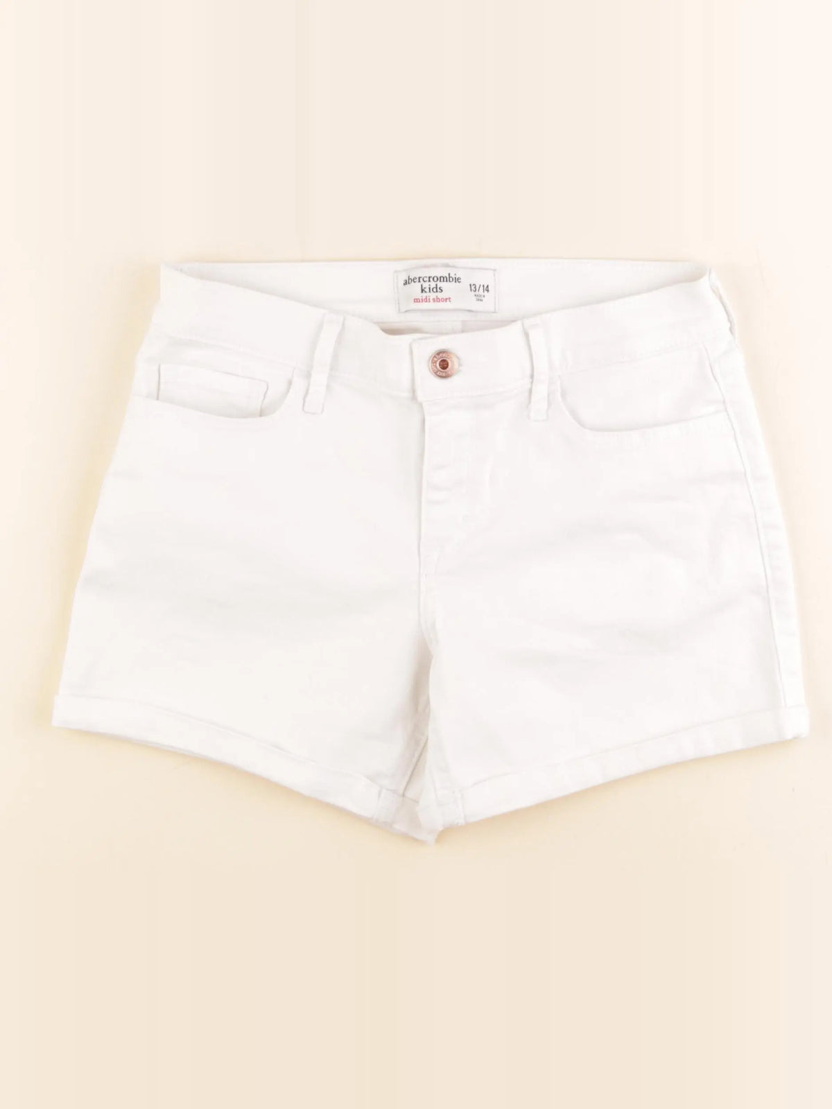 Abercrombie - short blanc - 13/14 ans