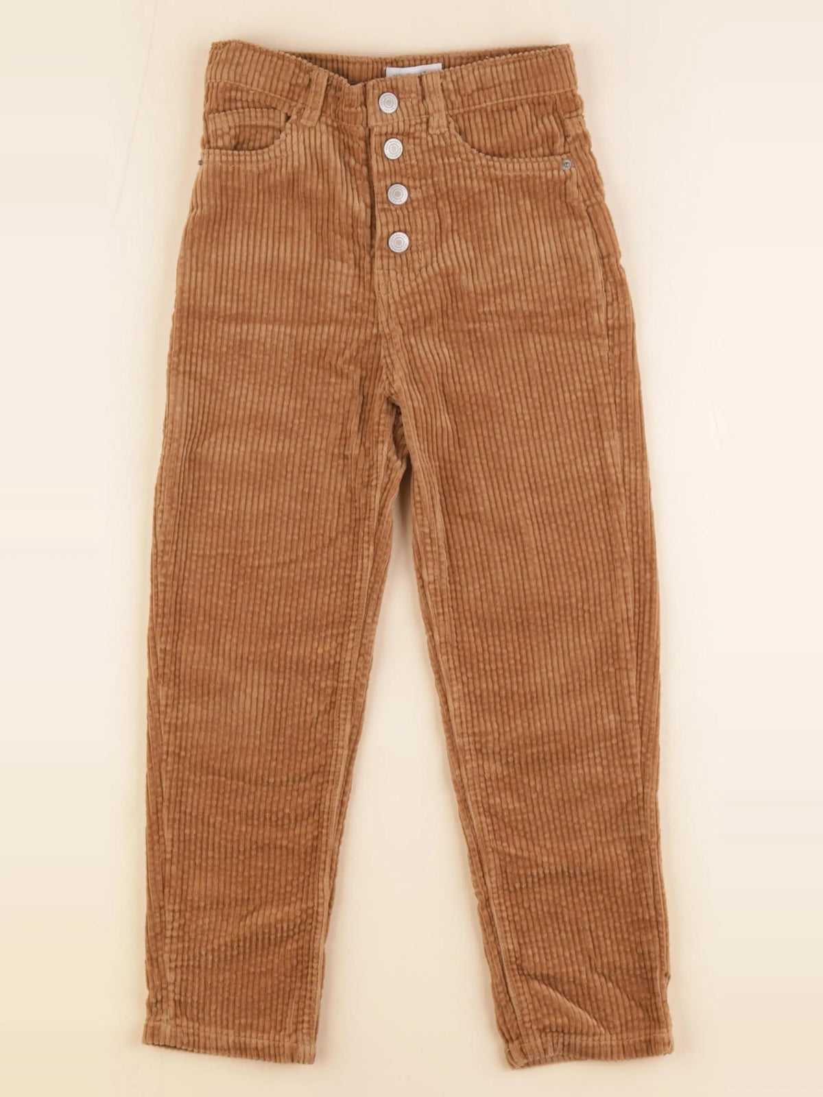 Vertbaudet - pantalon marron - 7 ans