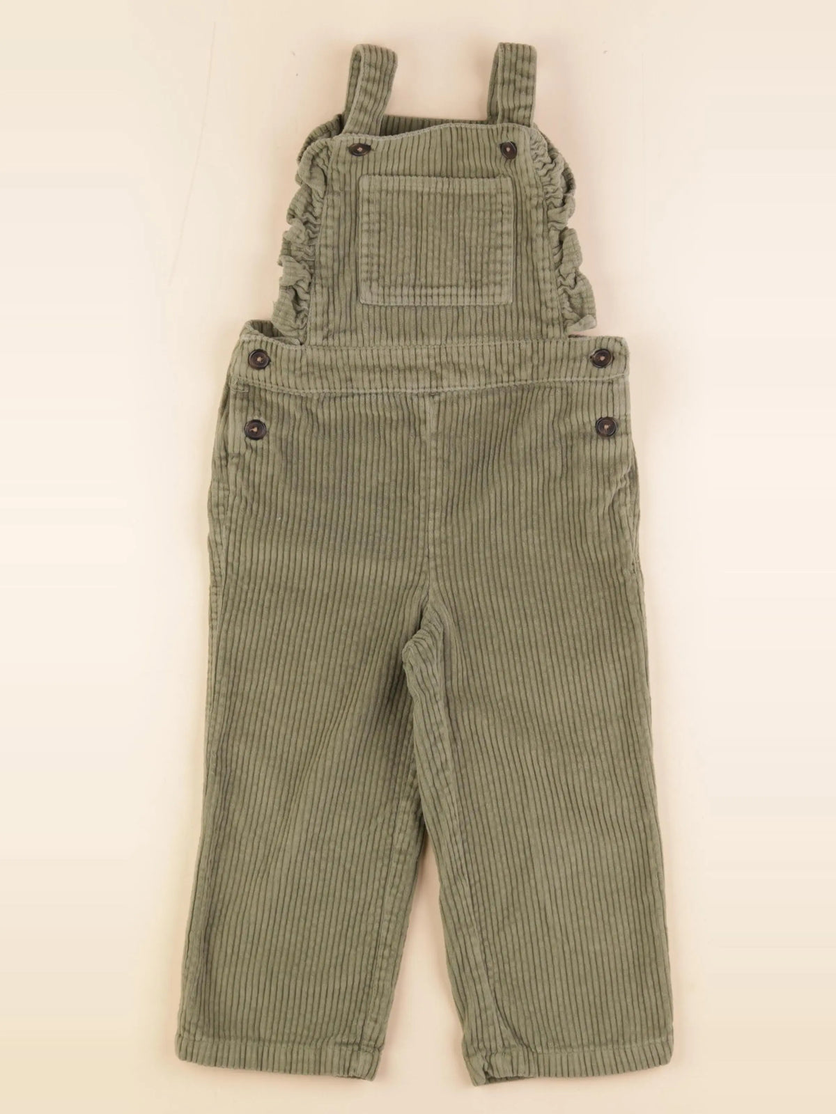 Monoprix - salopette vert - 3/4 ans