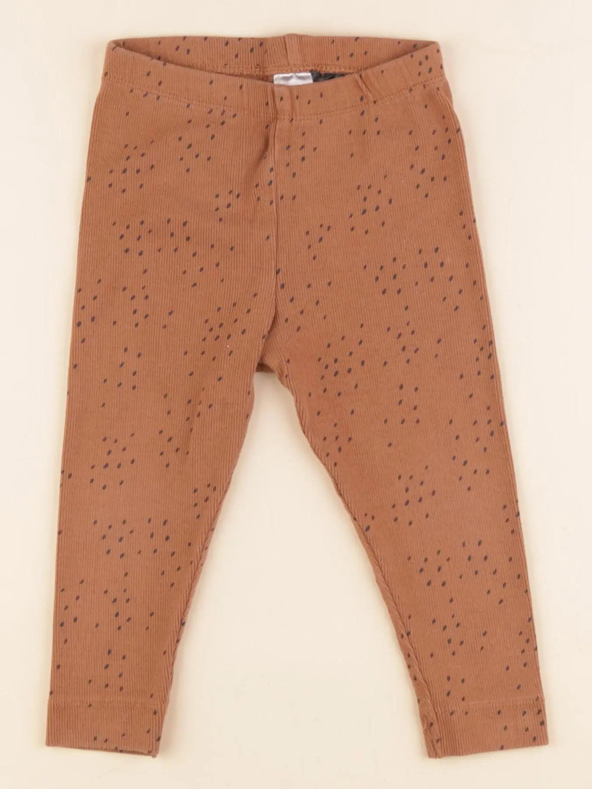 H&M - legging marron - 12/18 mois