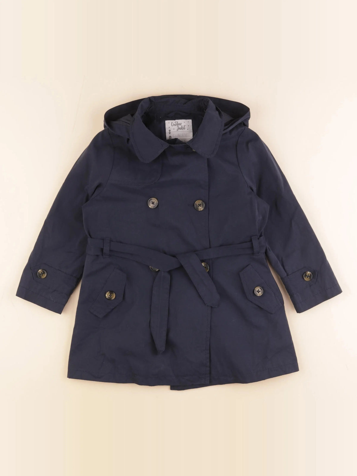 Vertbaudet - trench bleu - 5 ans