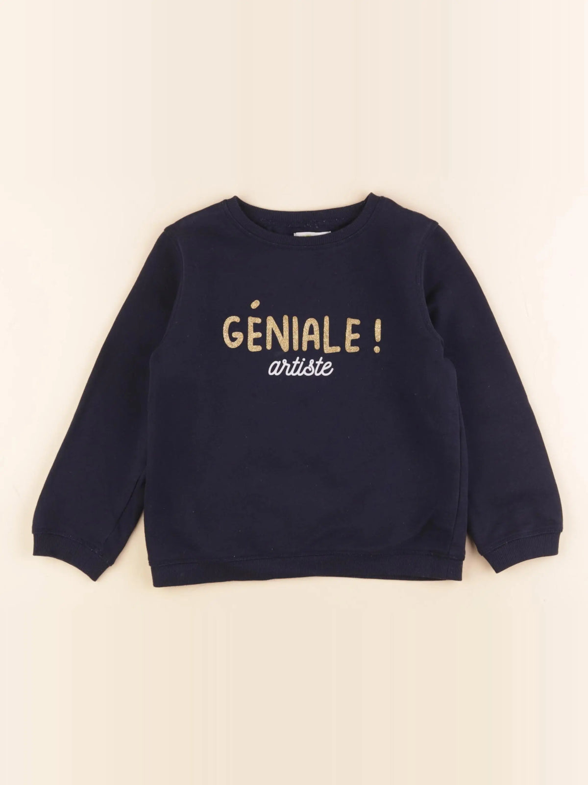 Vertbaudet - sweat bleu - 5 ans