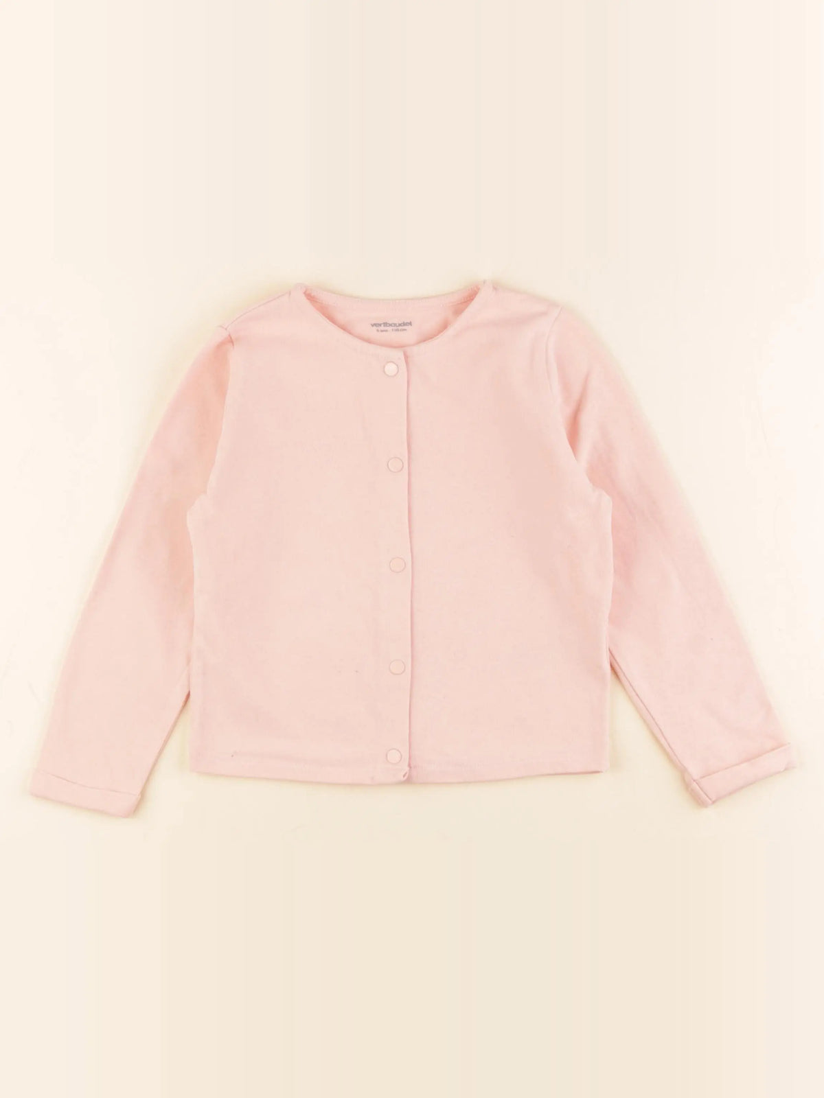 Vertbaudet - sweat rose - 5 ans