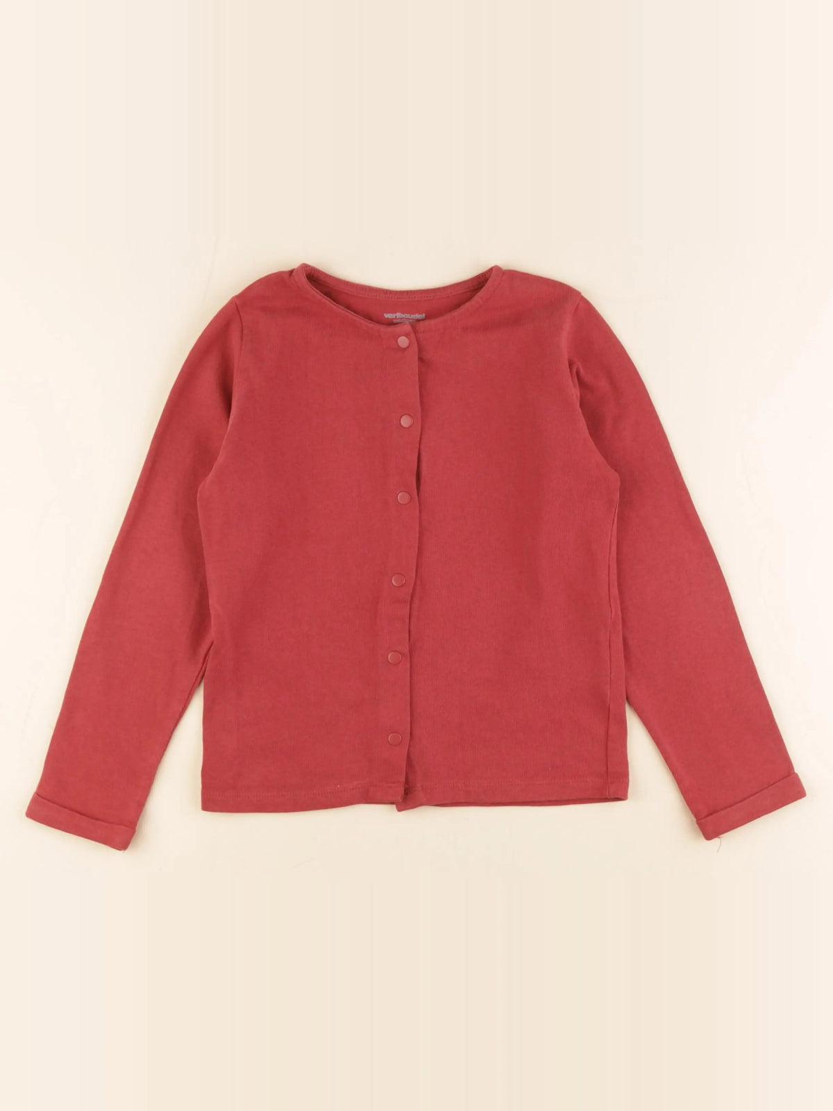 Vertbaudet - sweat rouge - 5 ans