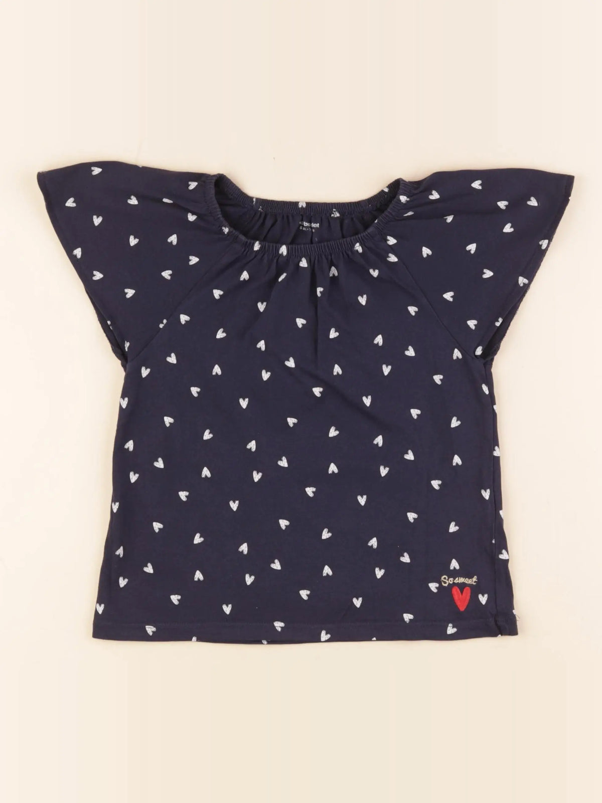 Vertbaudet - tee-shirt bleu - 6 ans