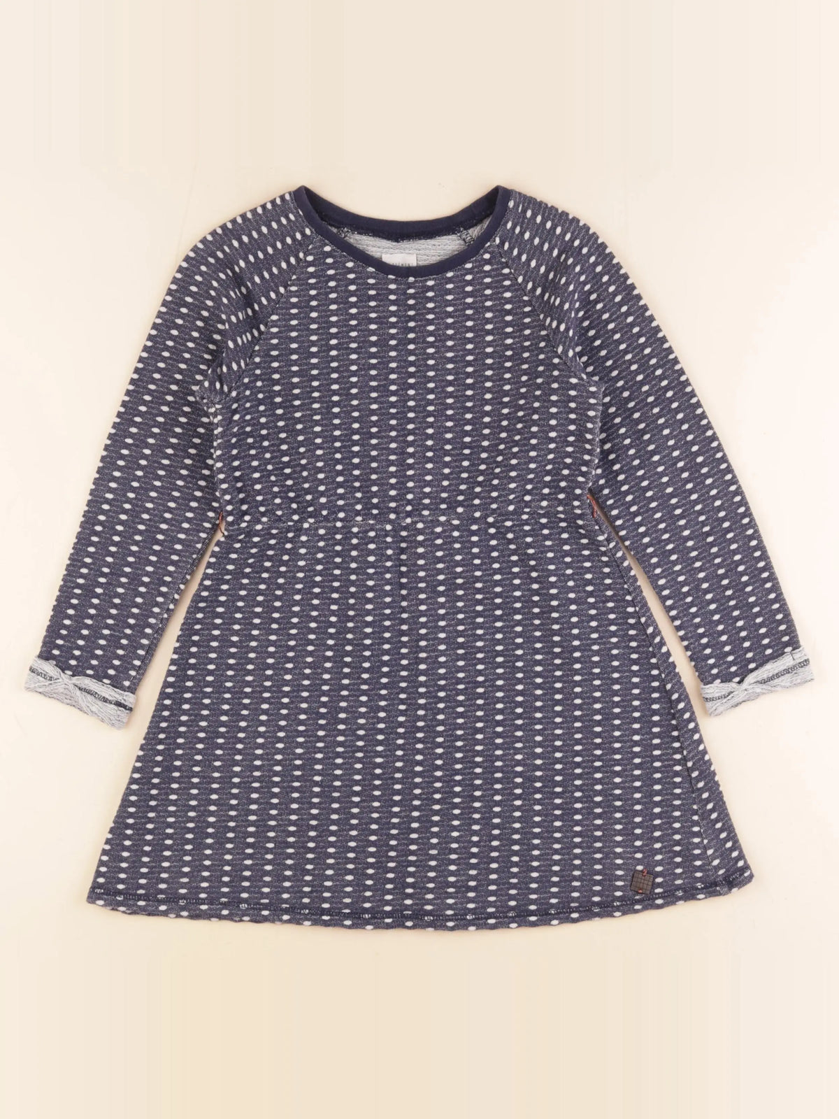 Carrément Beau - robe bleu, beige - 6 ans