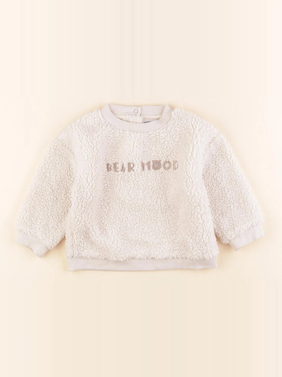 Vertbaudet - sweat beige - 24 mois