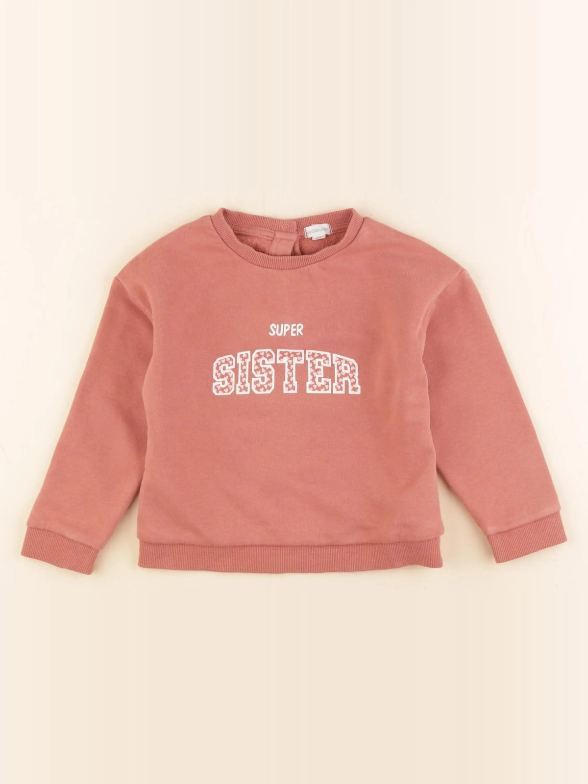 Vertbaudet - sweat rose - 36 mois