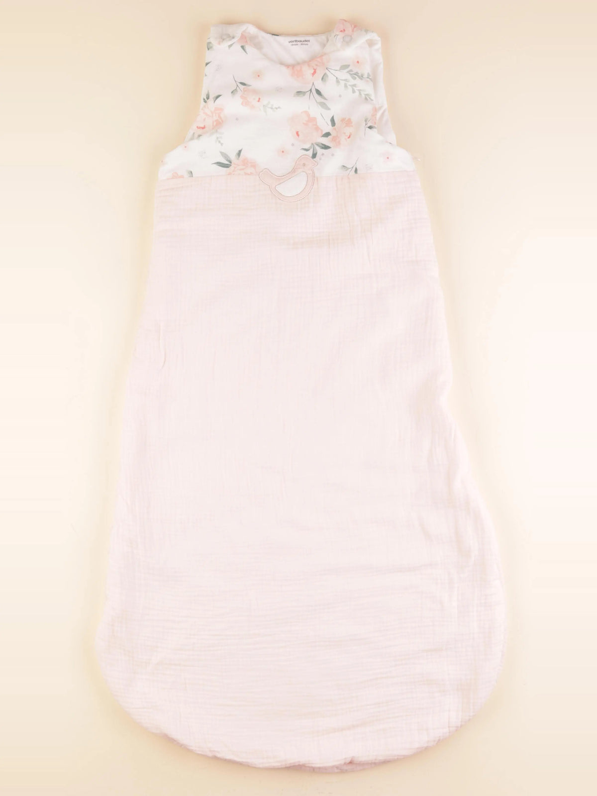 Vertbaudet - gigoteuse TOG 2,5 rose, blanc - 18/36 mois