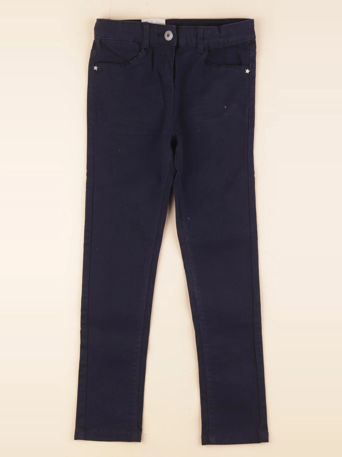 Vertbaudet - jegging bleu - 7 ans