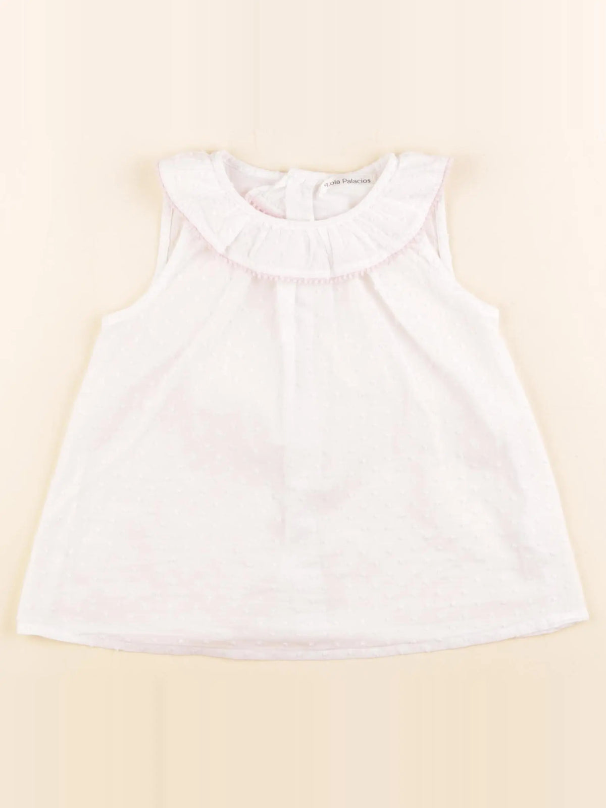 Lola Palacios - blouse blanc - 4 ans