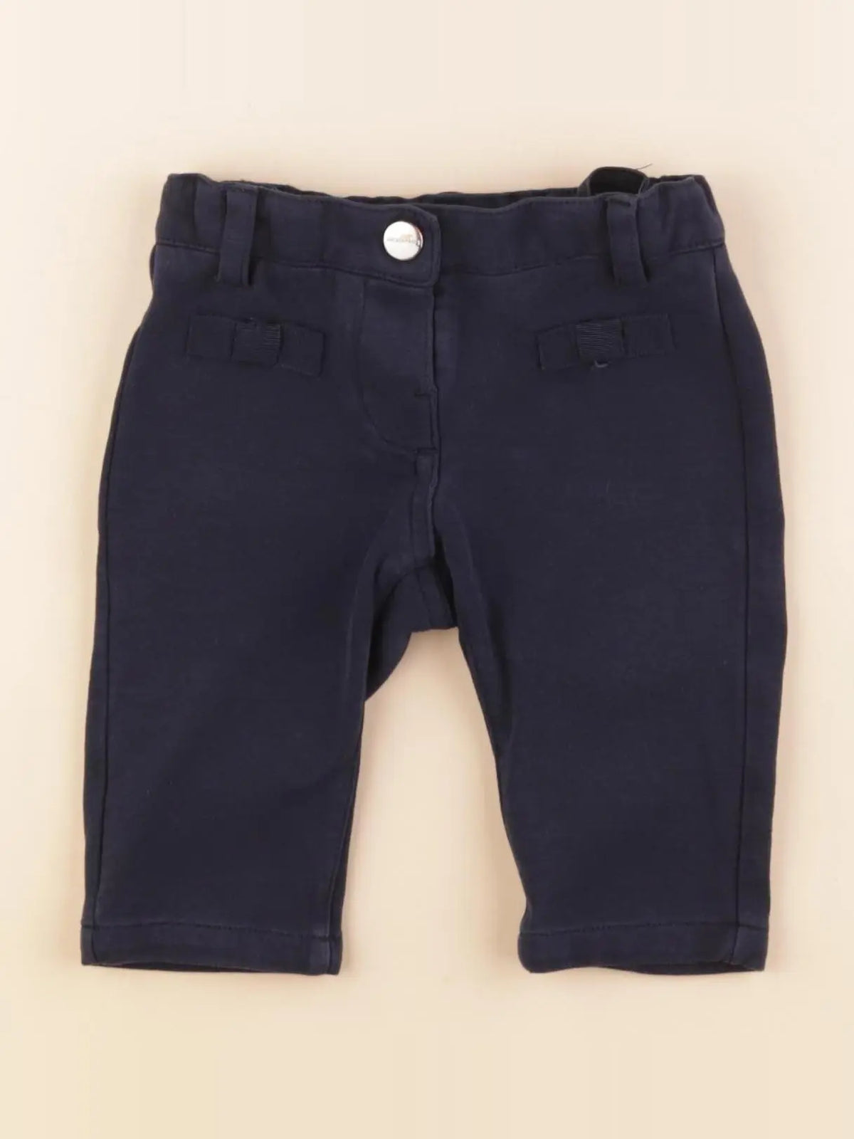 Jacadi - pantalon bleu - 6 mois