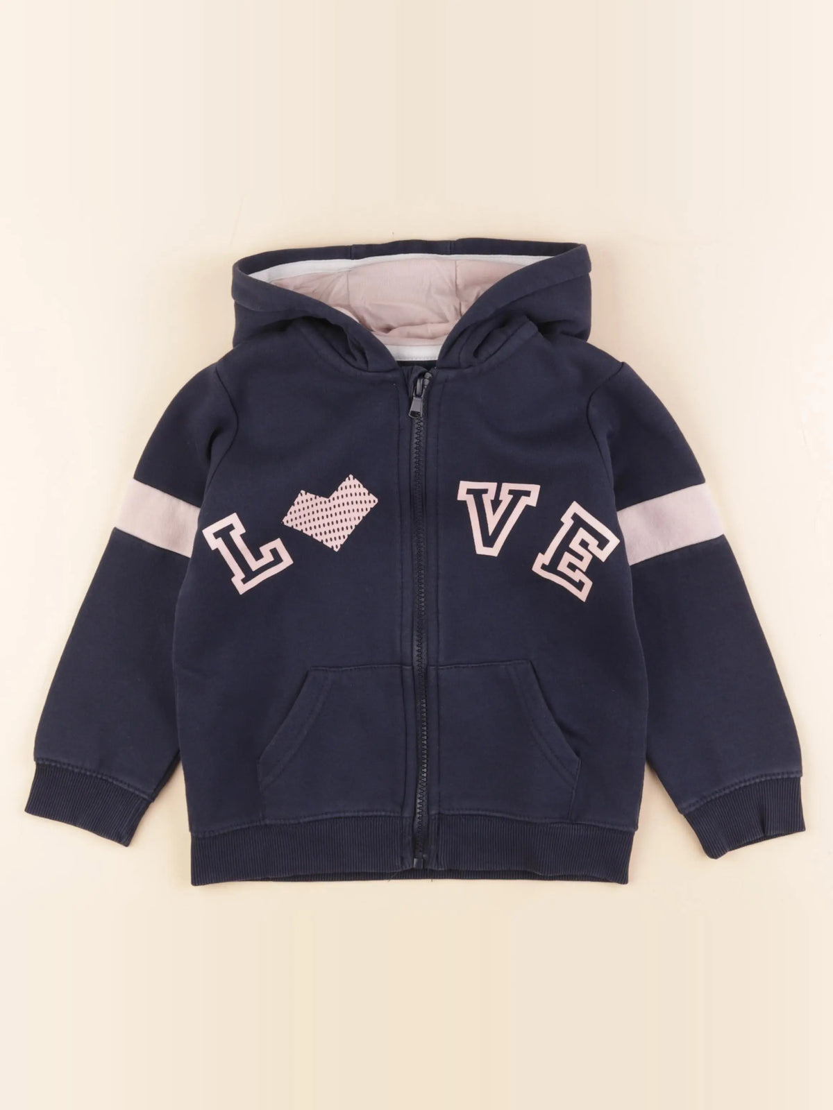 Vertbaudet - sweat bleu - 6 ans