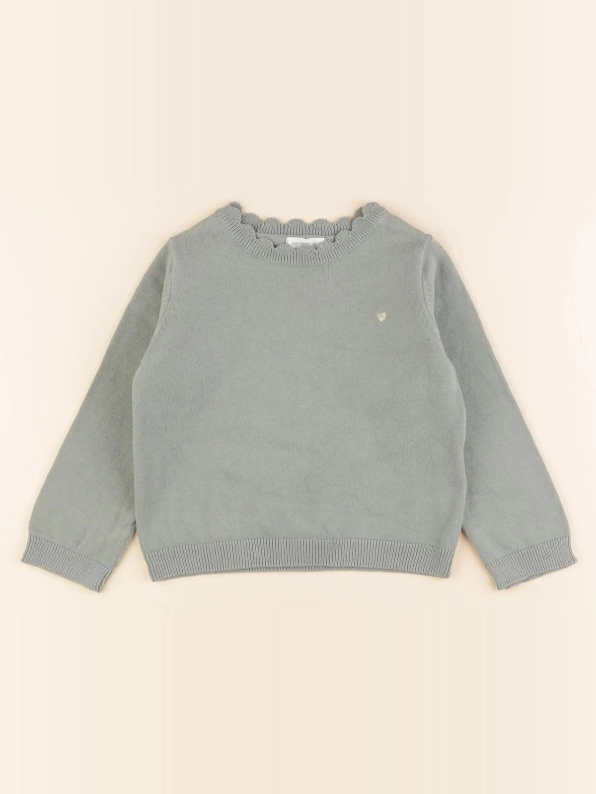 Vertbaudet - pull vert - 2 ans