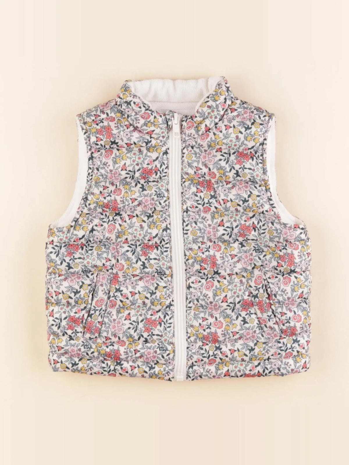 Boutchou - doudoune multicolore - 12 mois