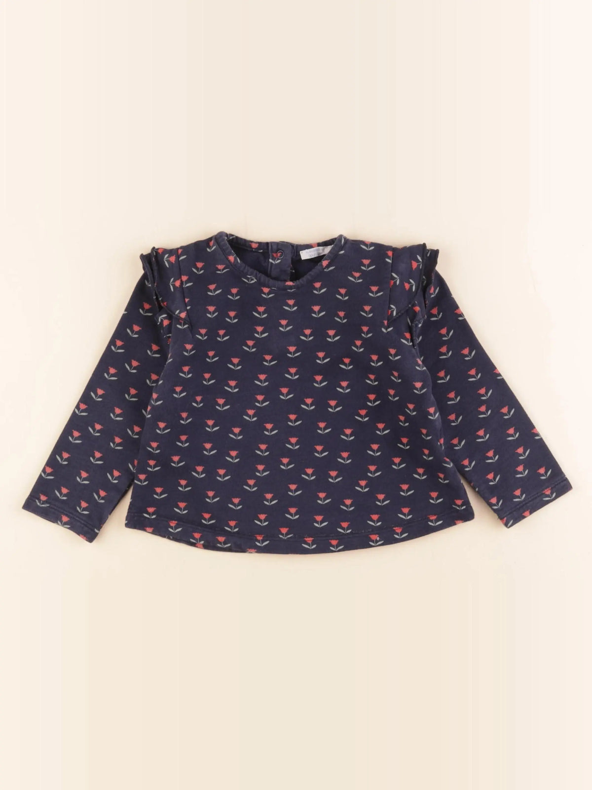 Boutchou - tee-shirt bleu - 18 mois