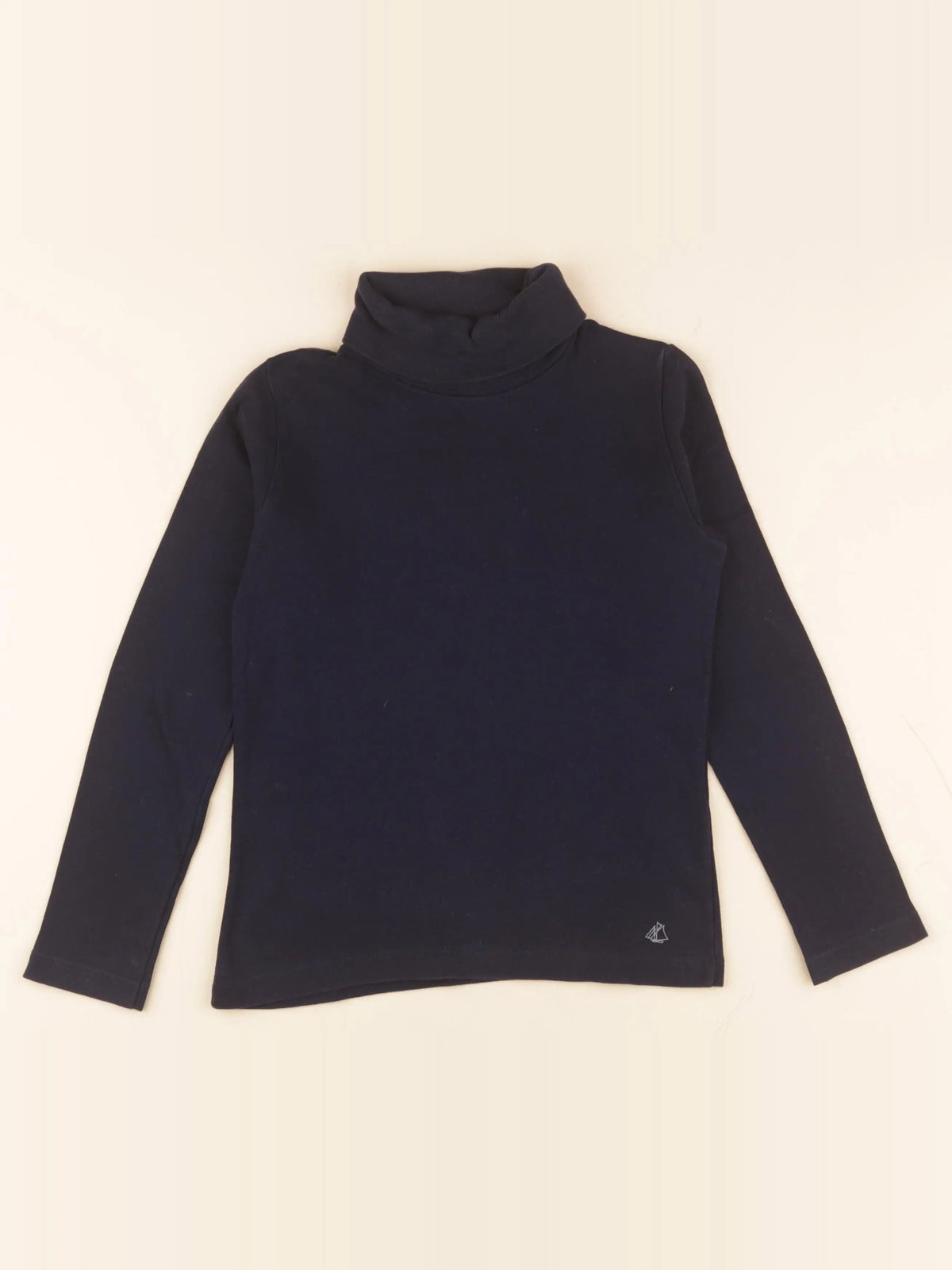 Petit Bateau - sous-pull bleu - 8 ans