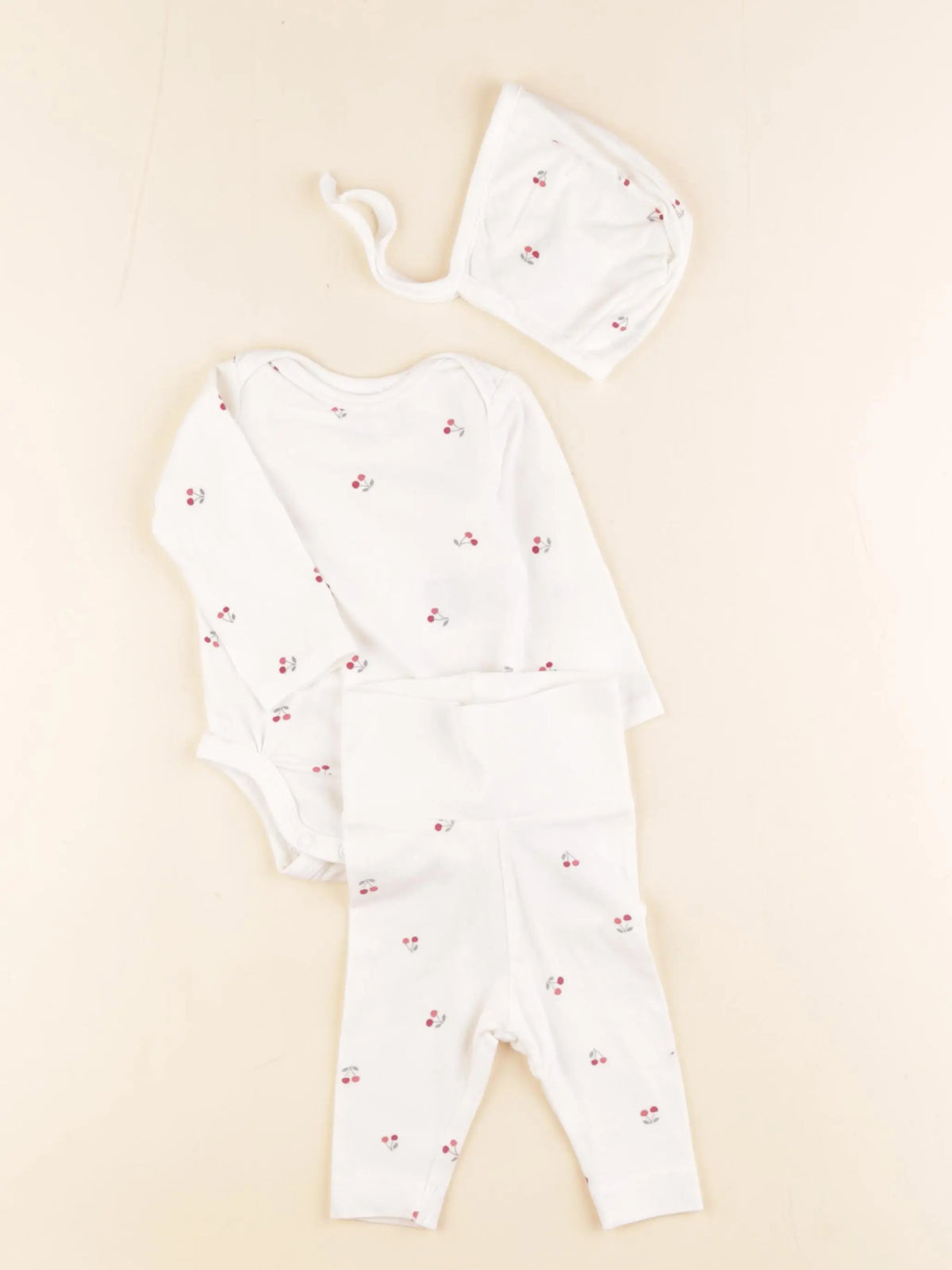 H&M - ensemble blanc - 0/1 mois