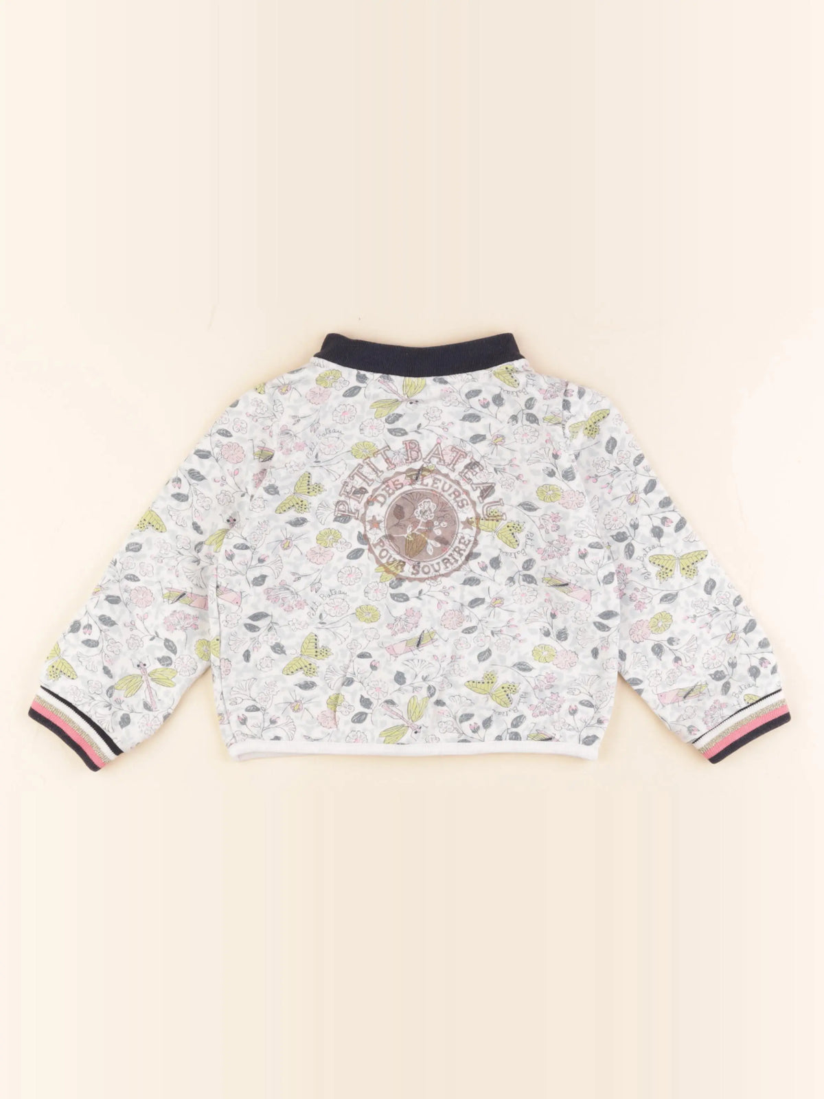 Petit Bateau - veste multicolore - 3 ans