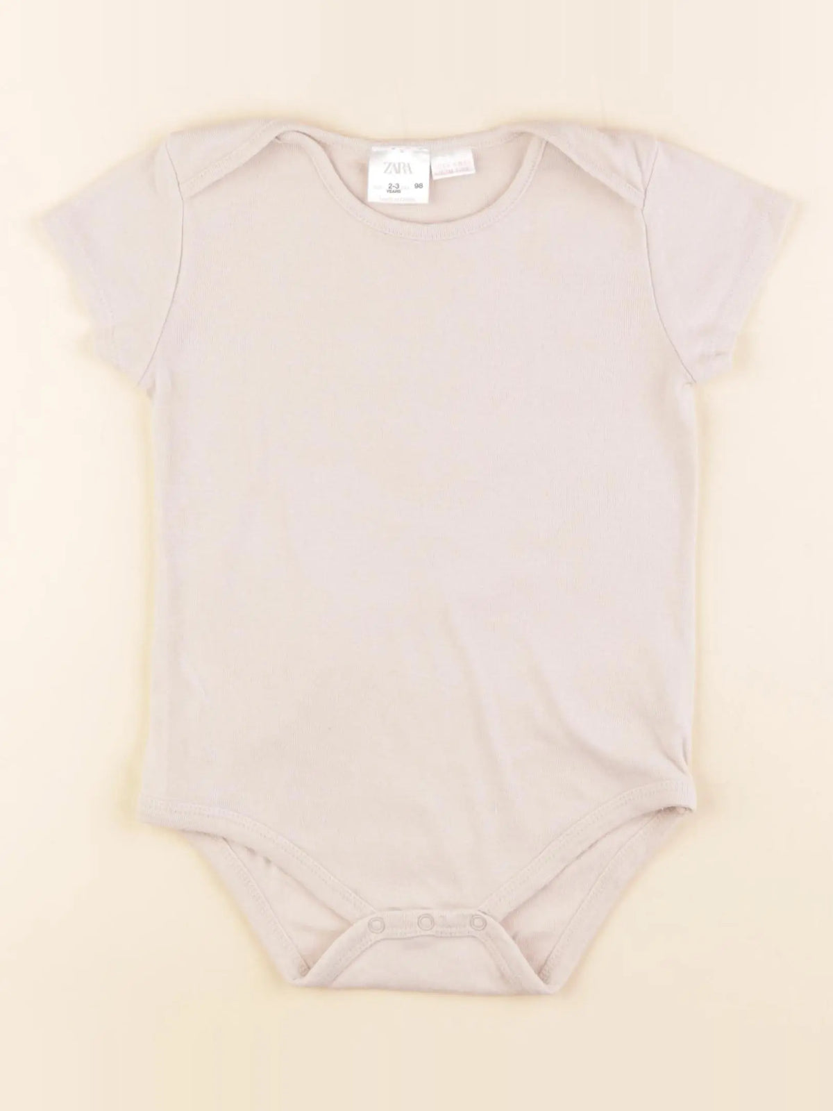 Zara - body marron - 2/3 ans