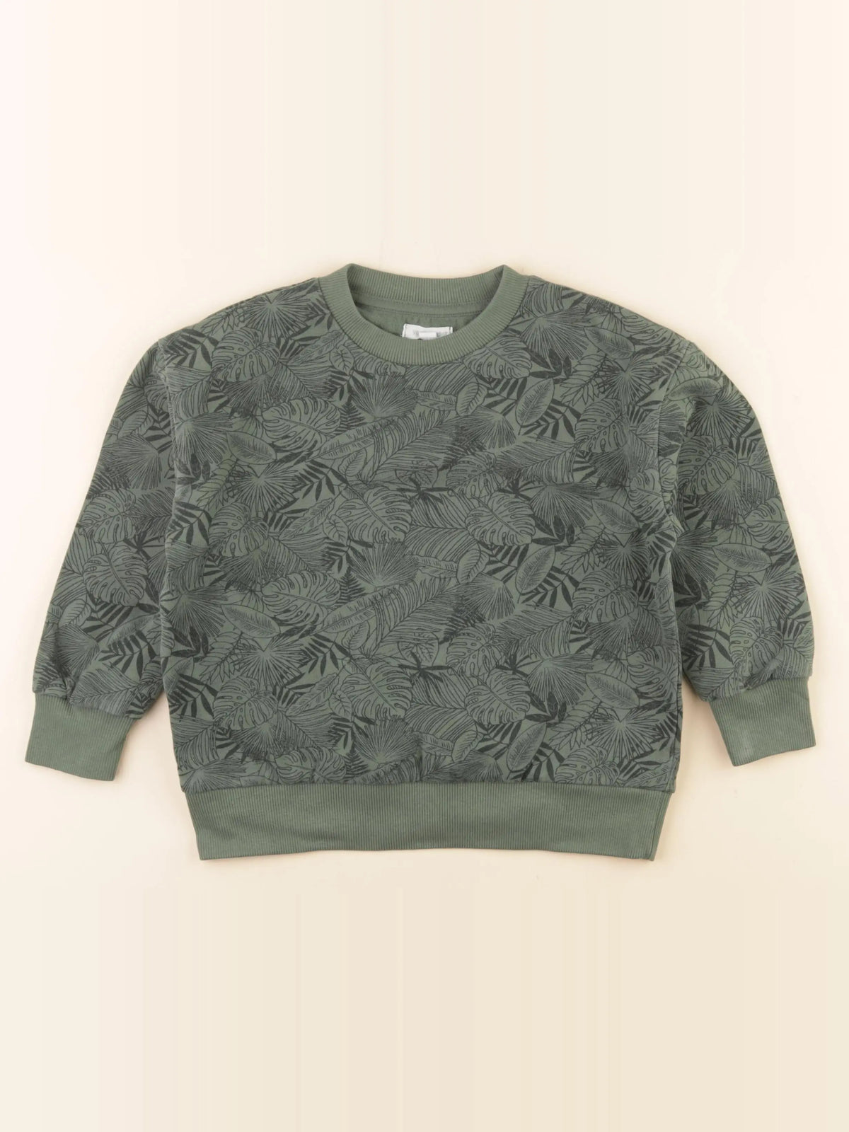 Vertbaudet - sweat vert - 6 ans