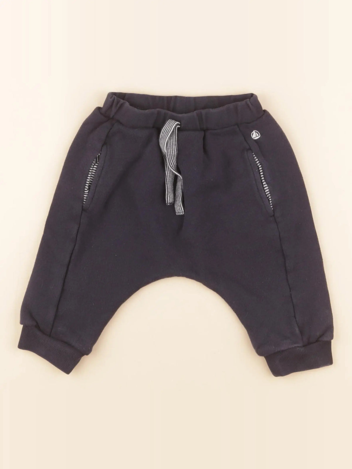 Petit Bateau - jogging bleu - 6 mois