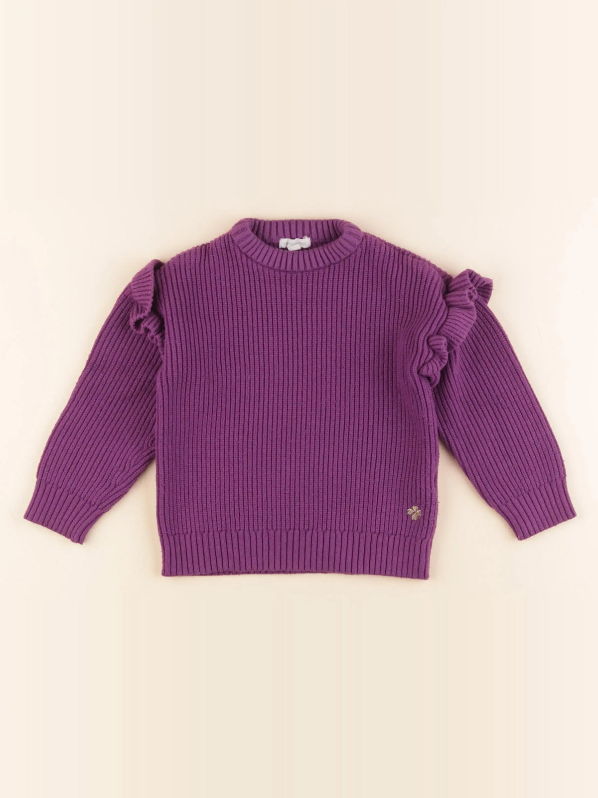 Vertbaudet - pull violet - 4 ans