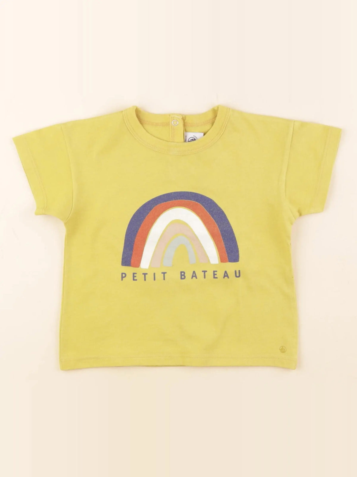 Petit Bateau - tee-shirt jaune - 24 mois