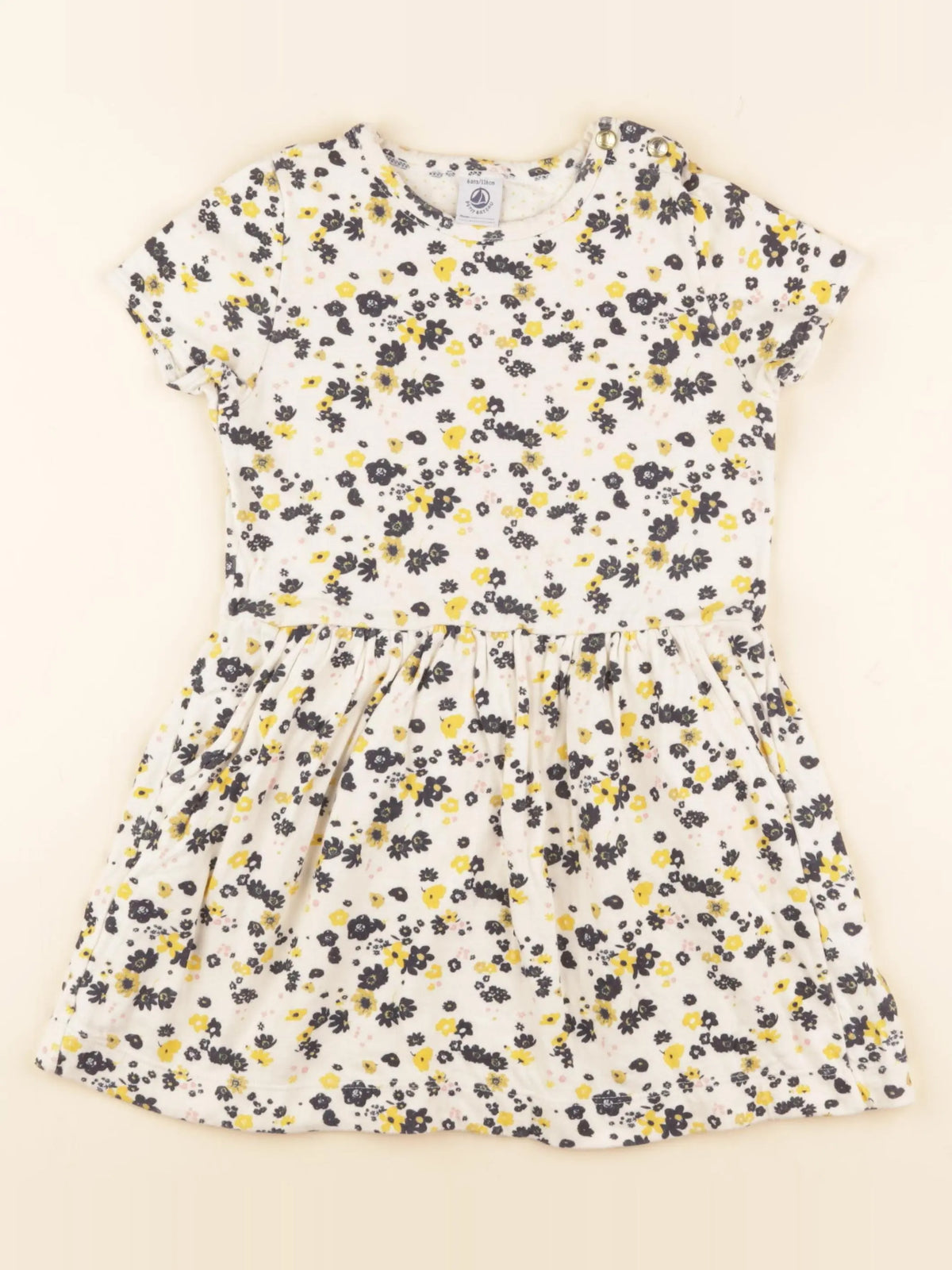 Petit Bateau - robe multicolore - 6 ans