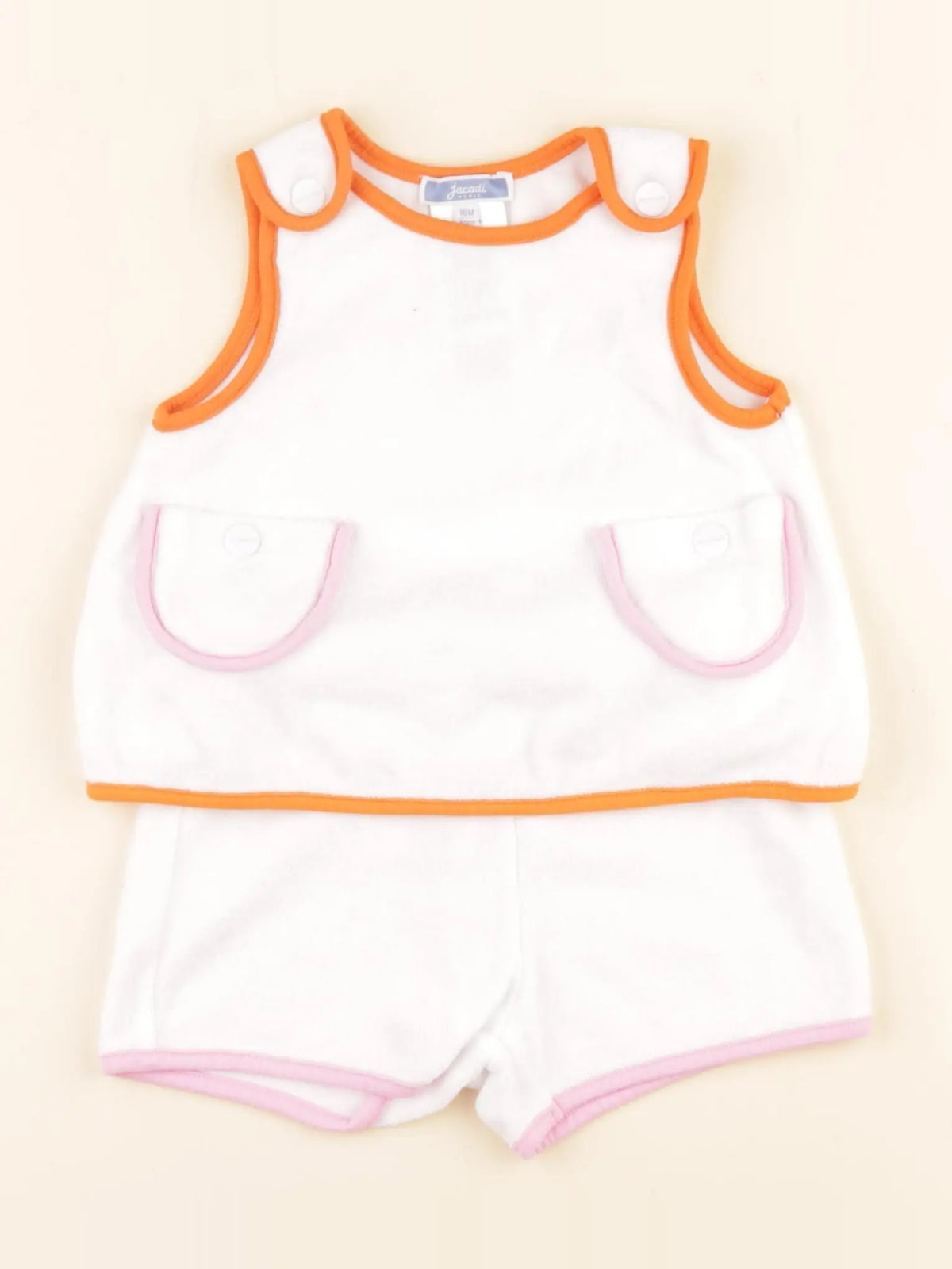 Jacadi - ensemble blanc - 18 mois