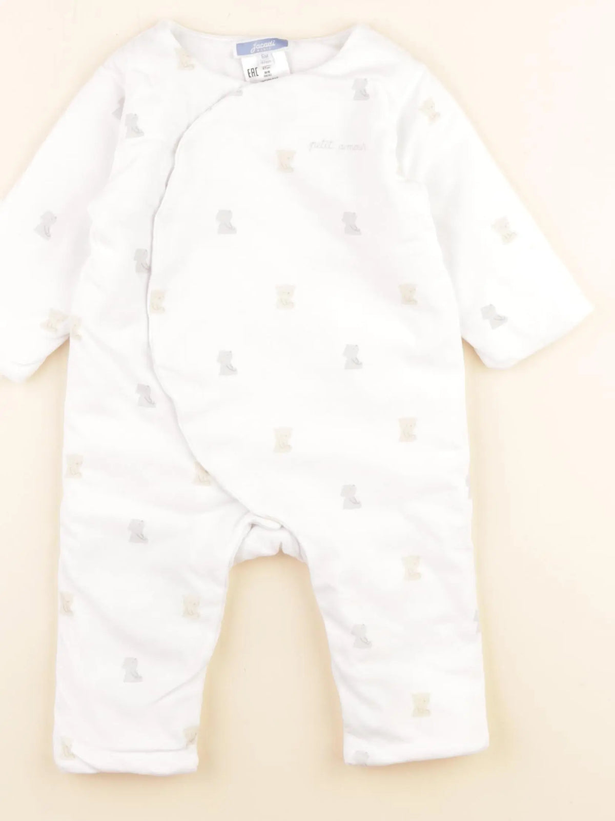 Jacadi - combinaison blanc - 6 mois