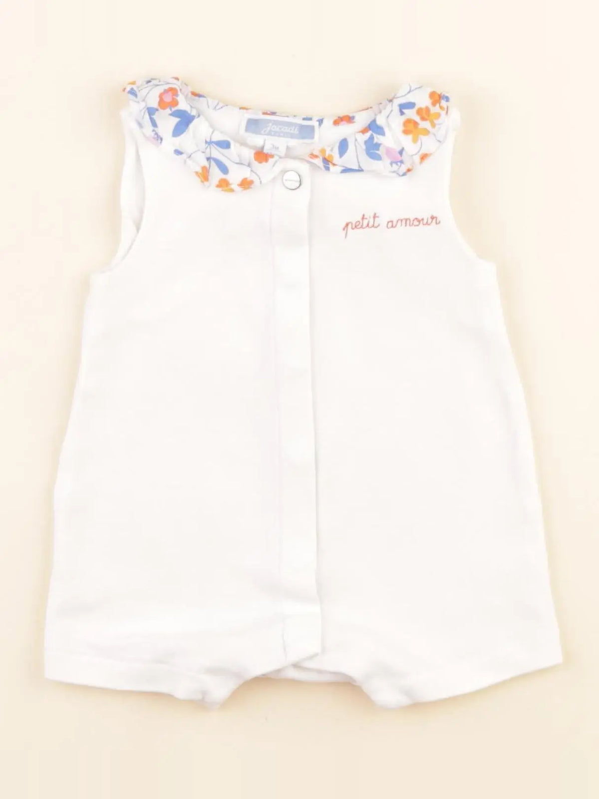 Jacadi - combinaison blanc - 3 mois