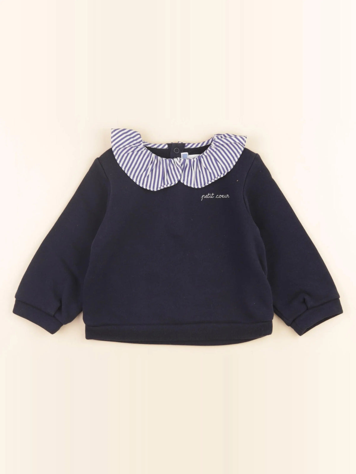 Jacadi - sweat bleu - 24 mois