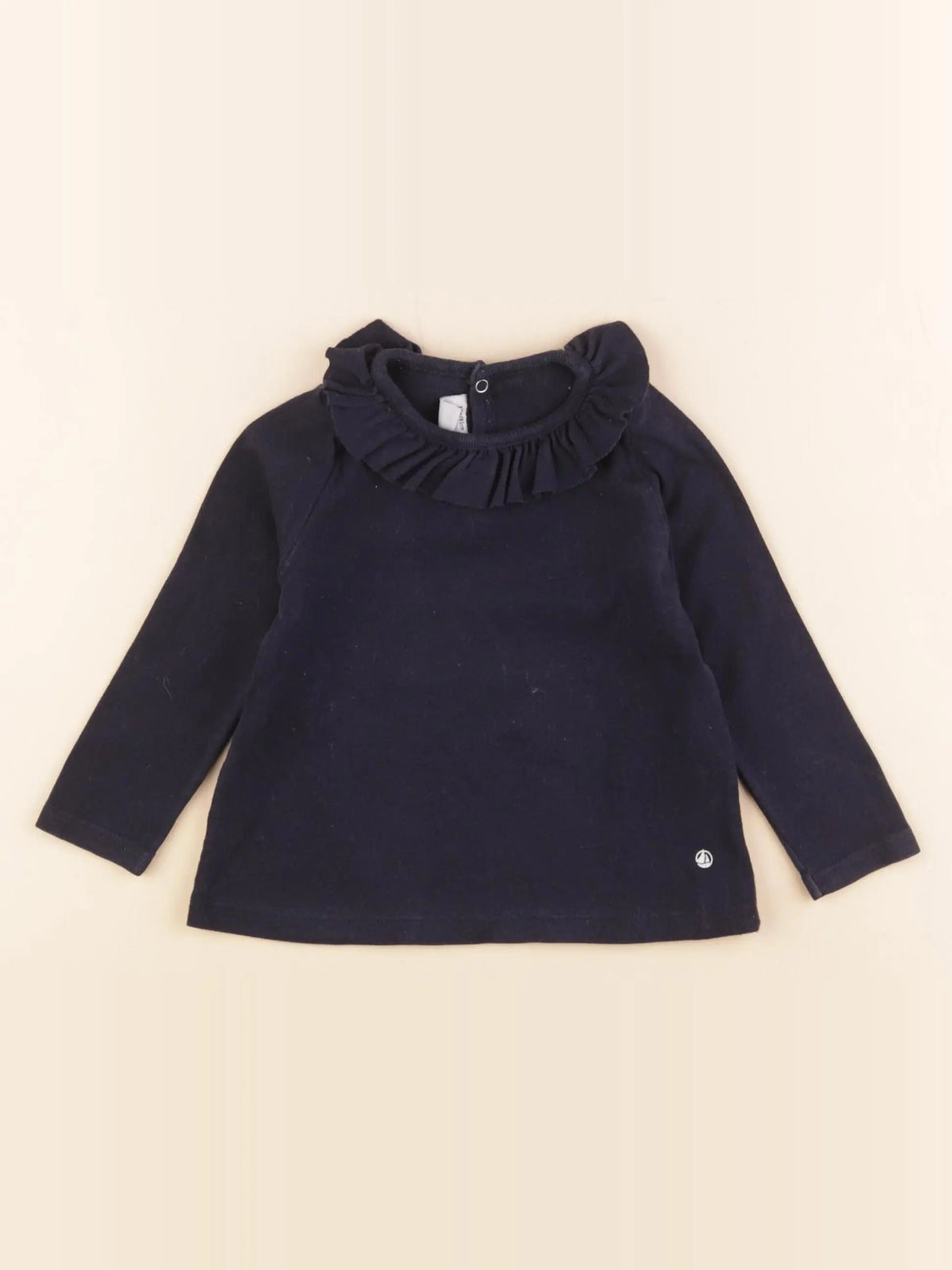 Petit Bateau - tee-shirt bleu - 18 mois