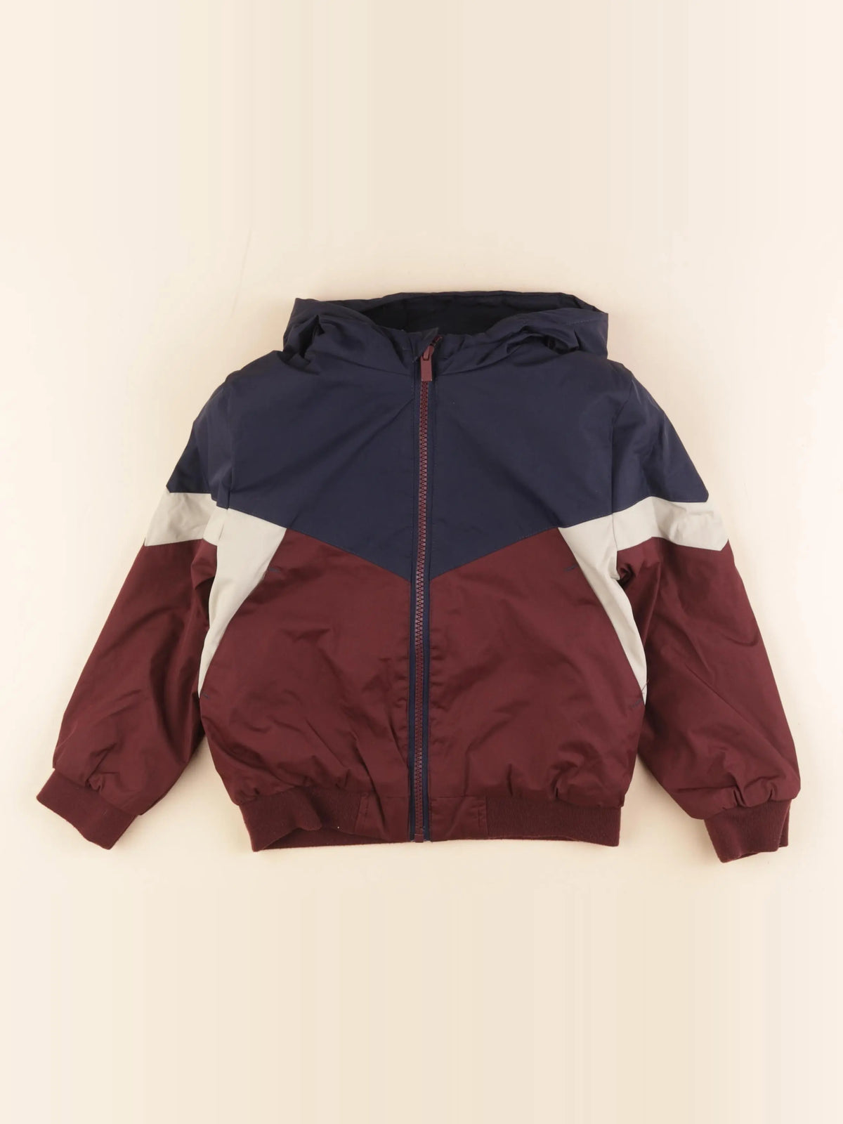 Vertbaudet - veste doublé bleu - 6 ans
