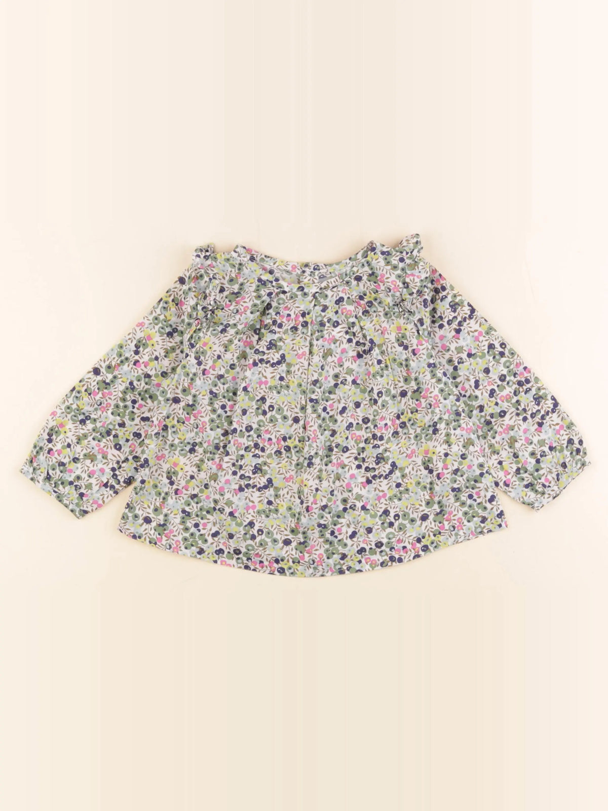Jacadi - blouse liberty multicolore - 18 mois