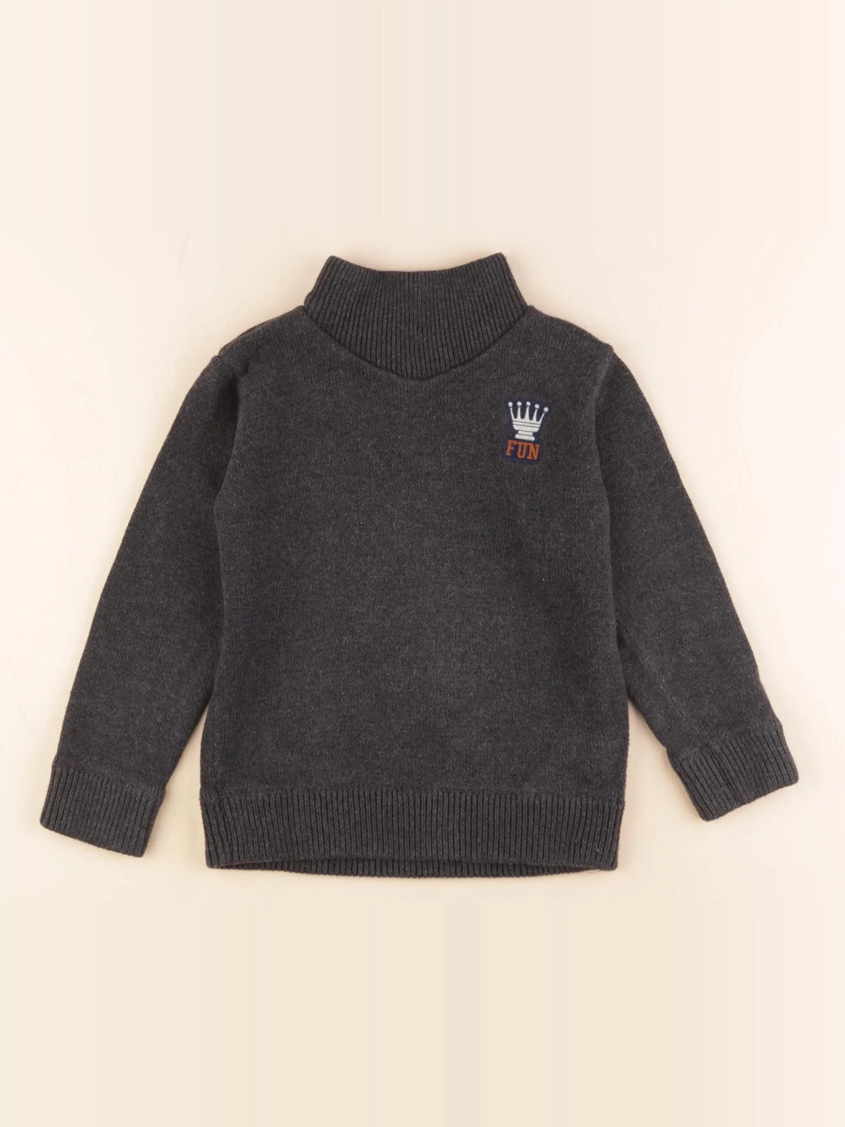 Tape à l'oeil - pull gris - 5 ans
