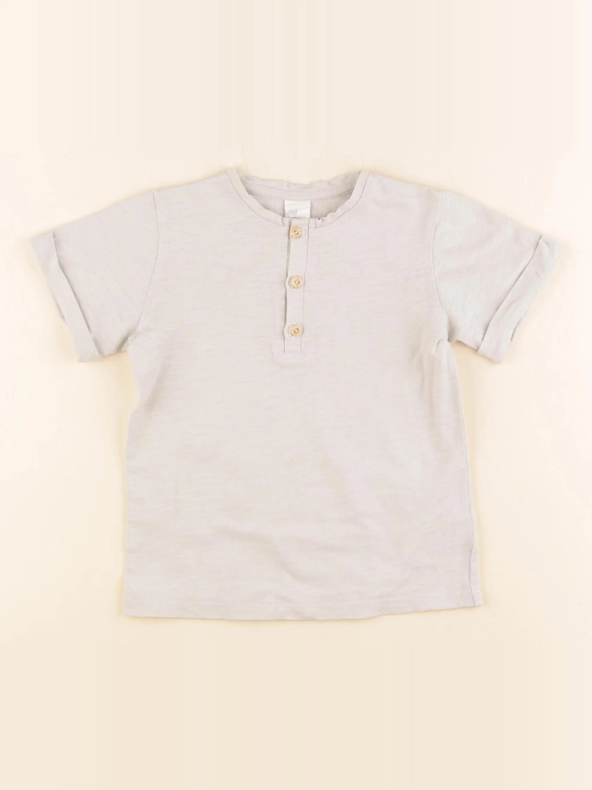 H&M - tee-shirt gris - 2/3 ans