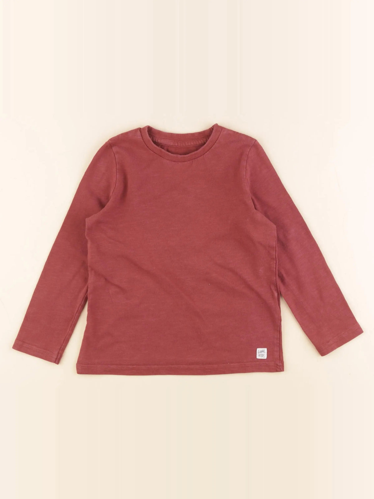 Vertbaudet - tee-shirt rouge - 4 ans