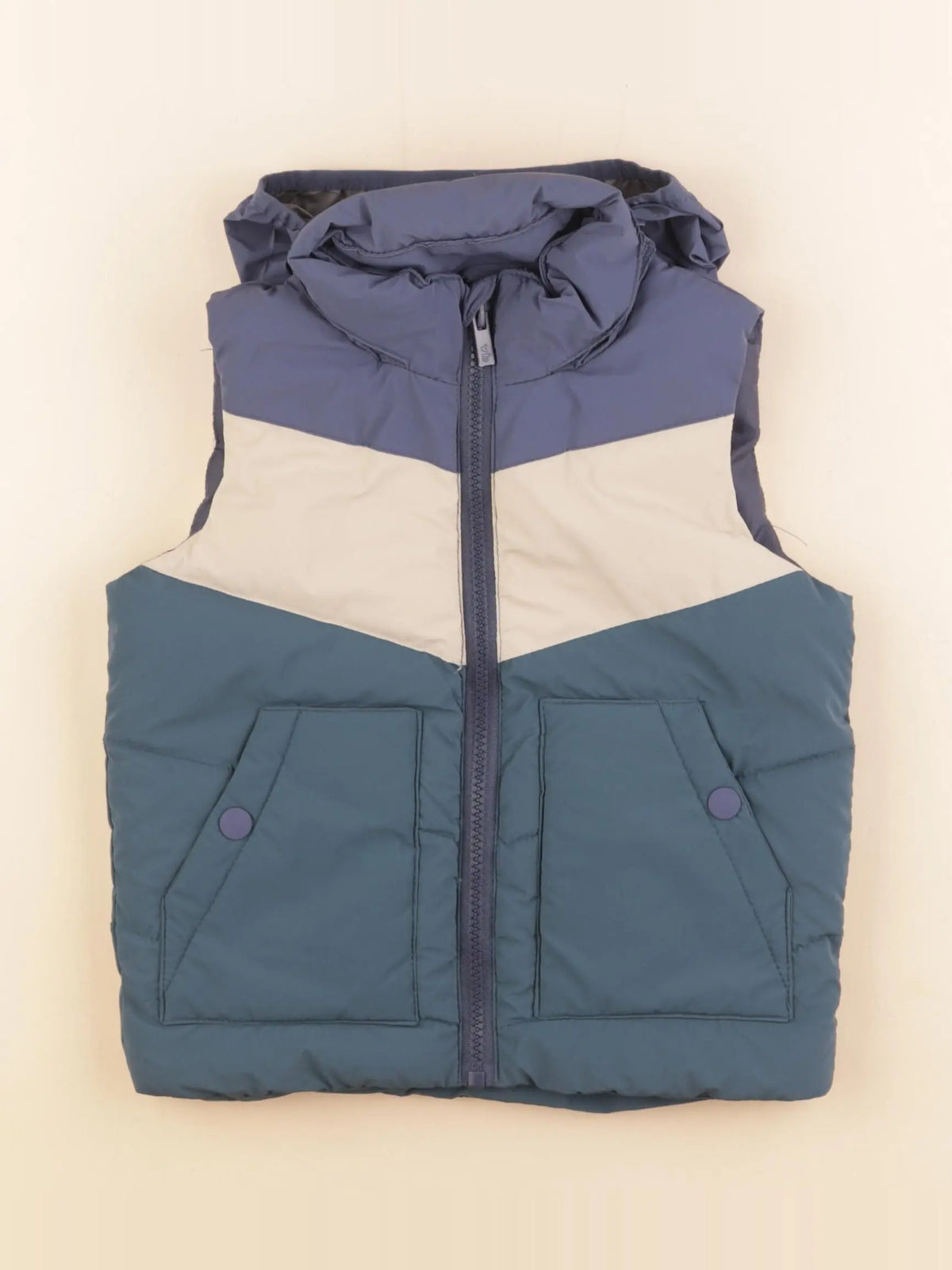 Vertbaudet - doudoune bleu - 3 ans
