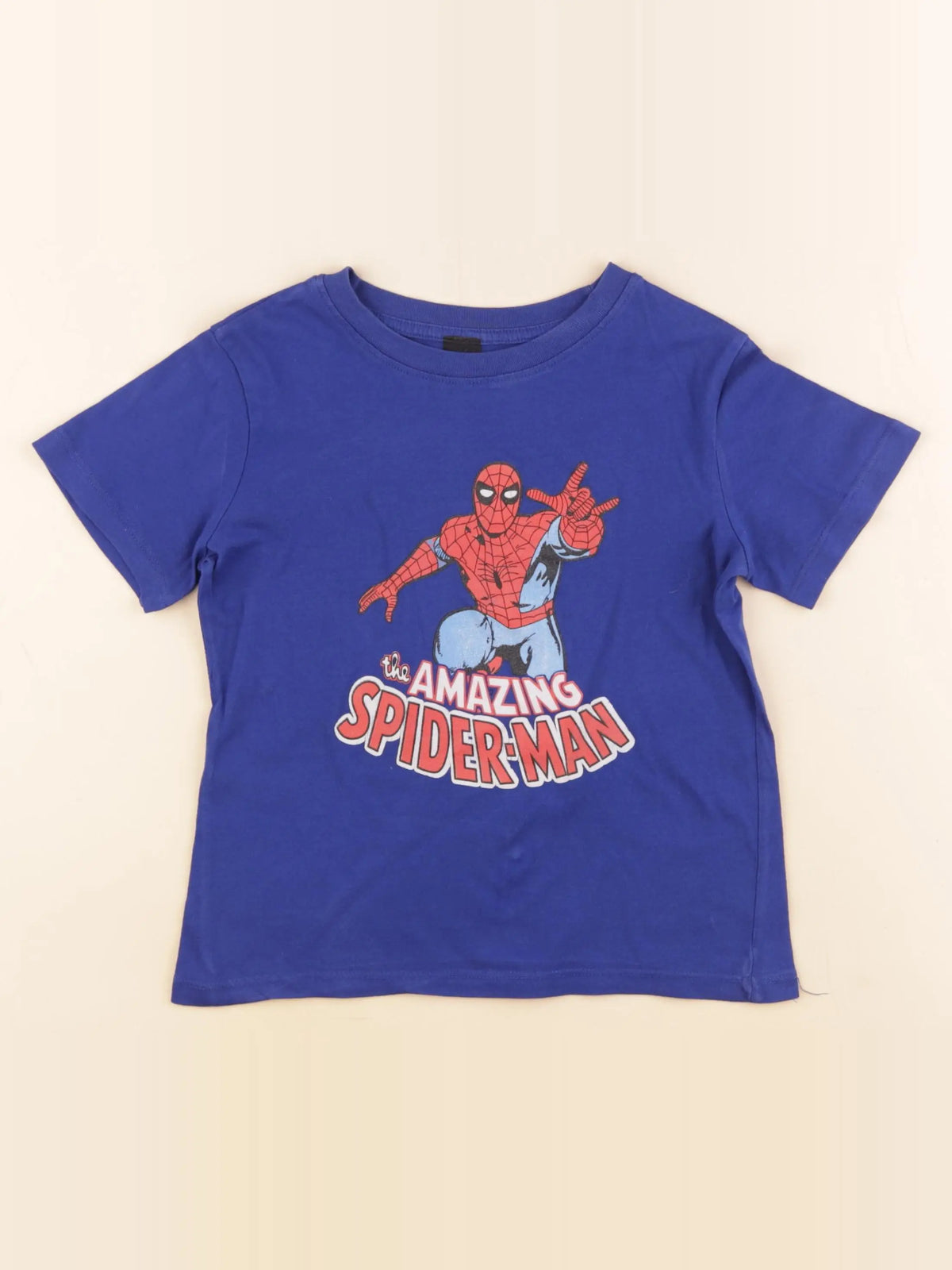 H&M - tee-shirt bleu - 4/6 ans