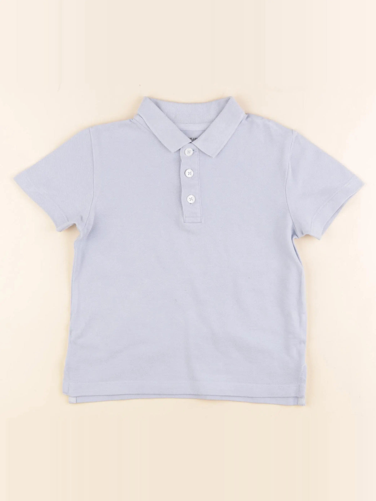 Monoprix - polo bleu - 6 ans