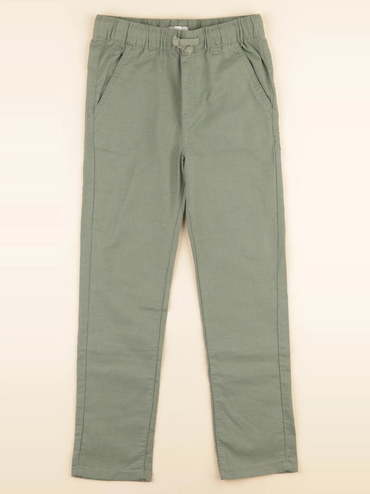 Vertbaudet - pantalon vert - 8 ans