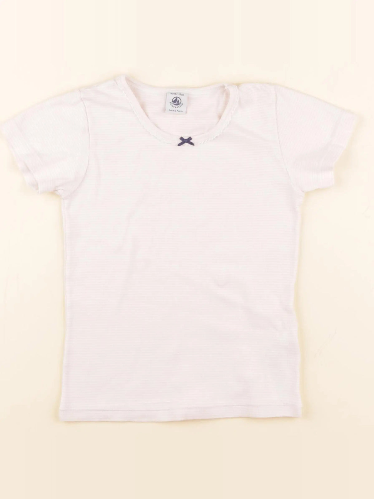 Petit Bateau - maillot de corps rose - 6 ans