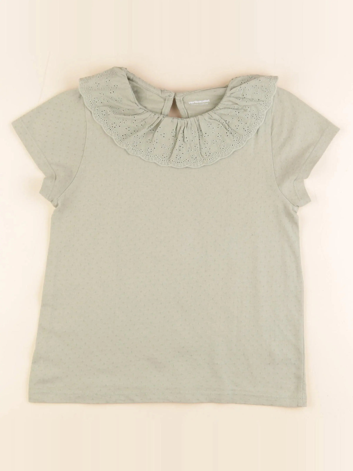 Vertbaudet - tee-shirt vert - 10 ans