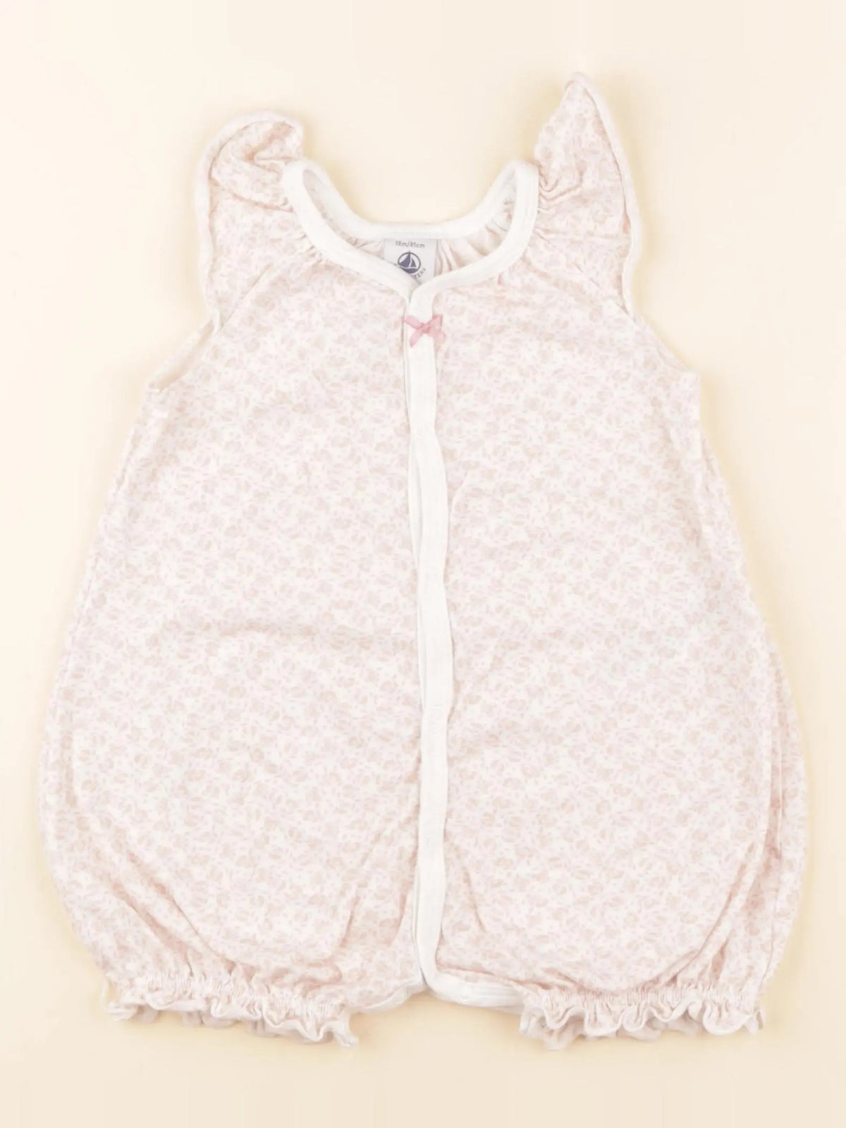 Petit Bateau - pyjama coton rose - 18 mois
