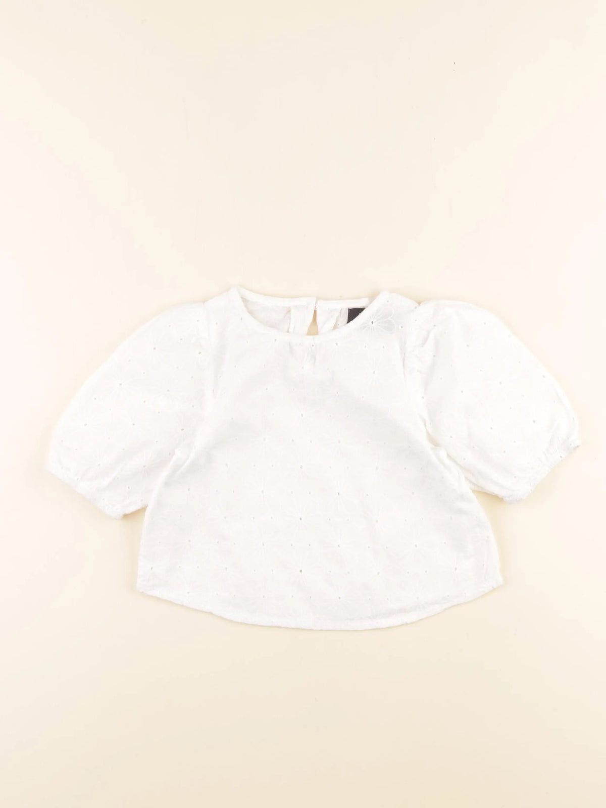 Monoprix - blouse blanc - 5 ans